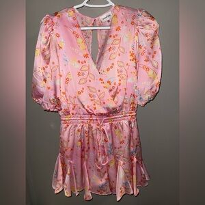 Sugar lips floral romper